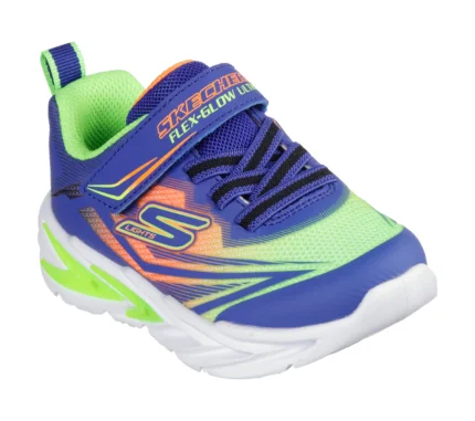 Skechers 400139N Boys Trainer-Blue Multi